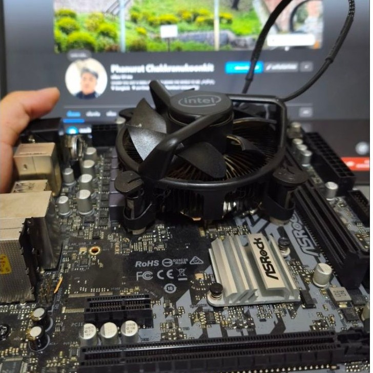 ชุด CPU Intel I7 10700F + Asrock H510M-HDV