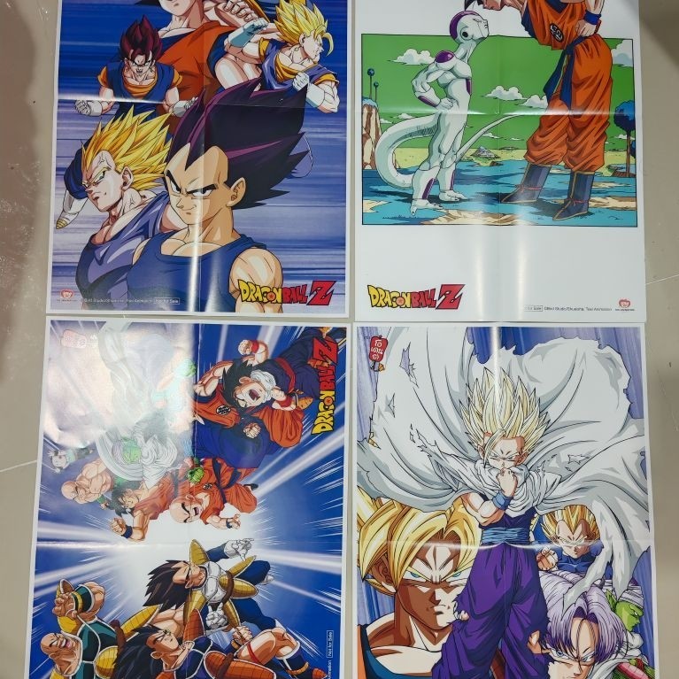 โปสเตอร์จากขนมโอเดนย่า..เซย์ย่า,ยูยู,ดาก้อนบอล,ไรเดอร์