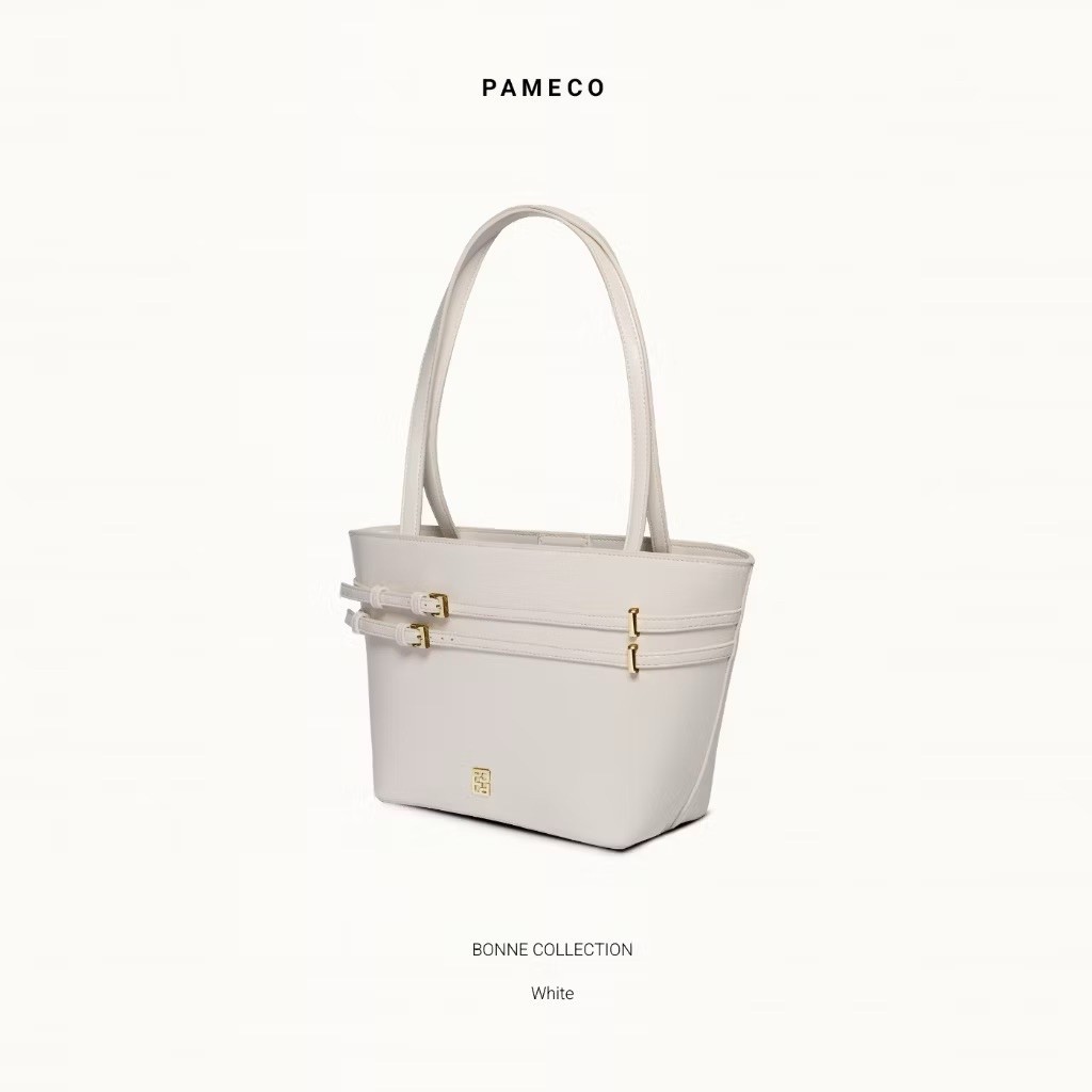 ส่งต่อ กระเป๋า PAMECO รุ่น BONNE สีขาว🤍 พร้อมส่งค่า ใช้น้อยมากเหมือนใหม่