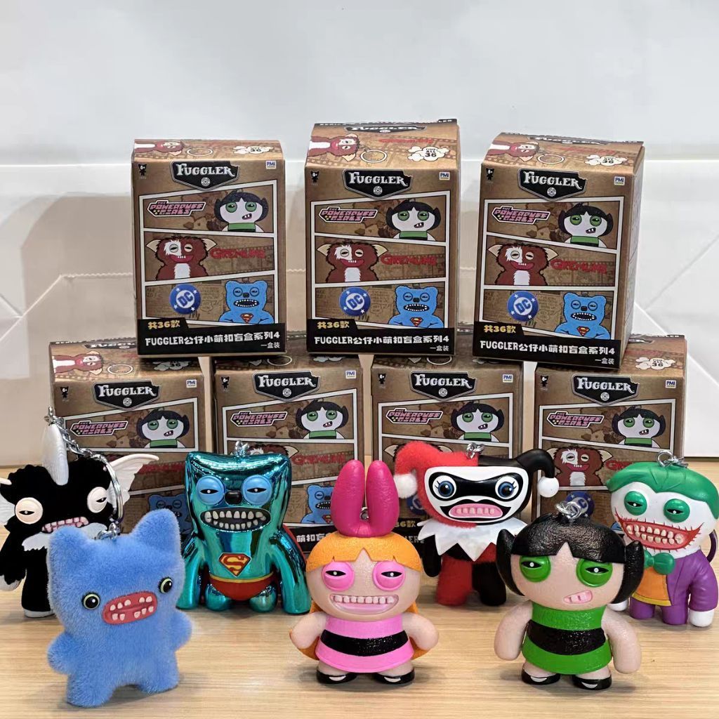 ใช้โค้ดลด 20% ⭕Fuggler Figure Keychain Blind Box Series 4