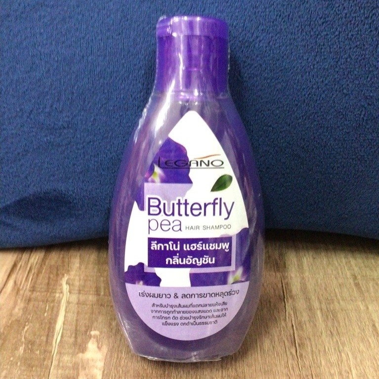 Legano ลีกาโน่ แฮร์ แชมพู อัญชัน 130มล. Legano Butterfly Pea Hair Shampoo 130ml.