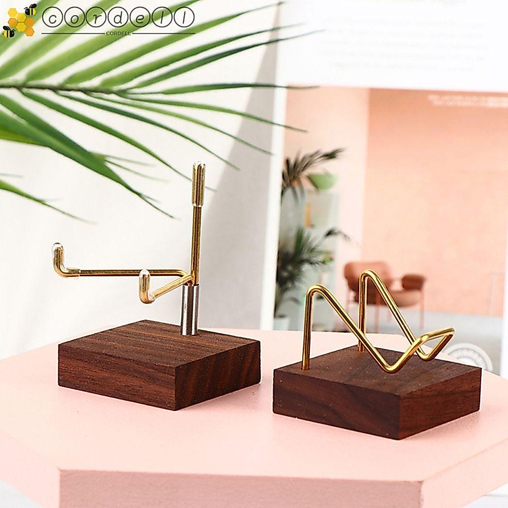 CORDELL Mineral Stand Ores Agate Rocks แขนโลหะ Home Decoraition Display Holder