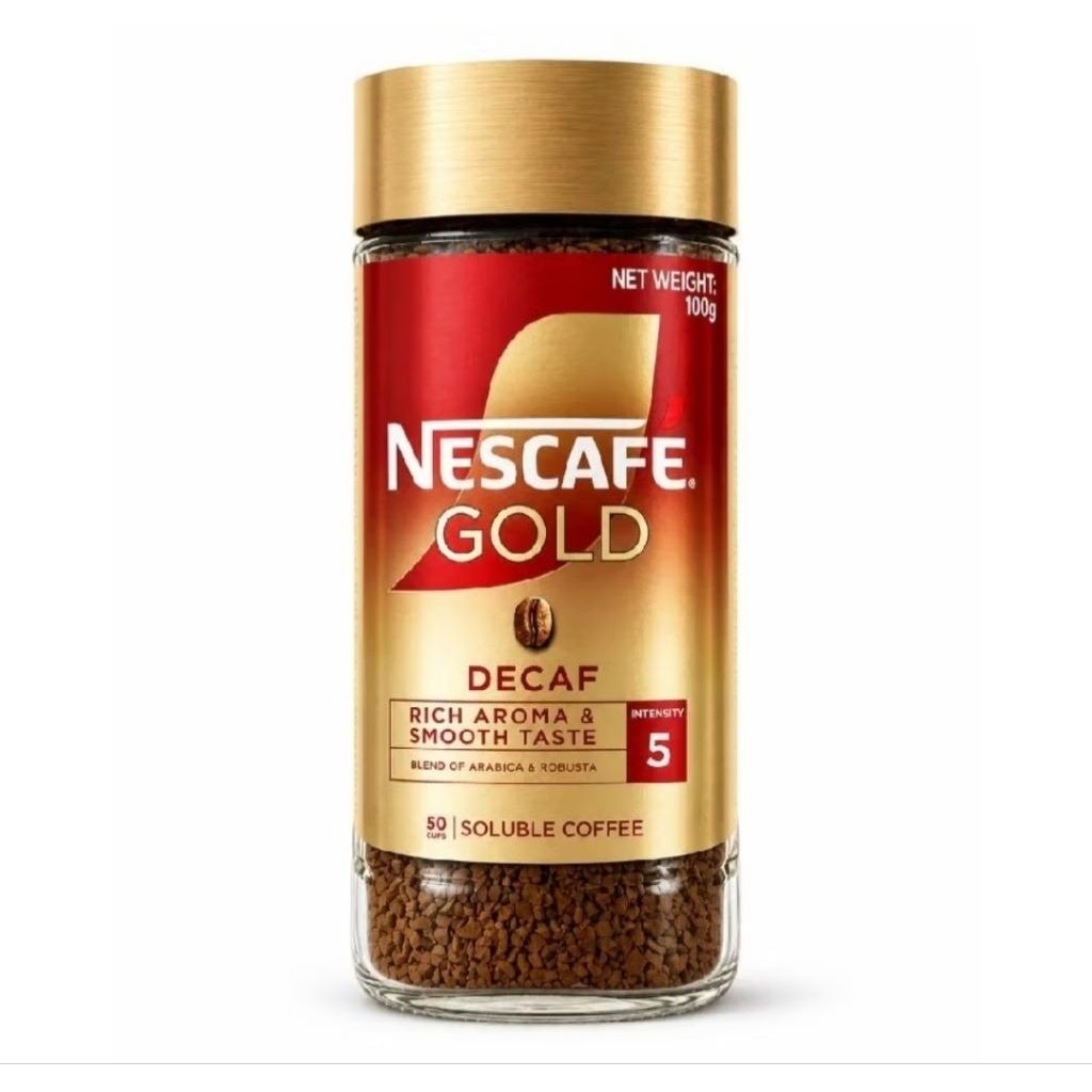Nescafe Gold Decaf เนสกาแฟ โกลด์ ดีแคฟ (Rich&Smooth) 100 g.