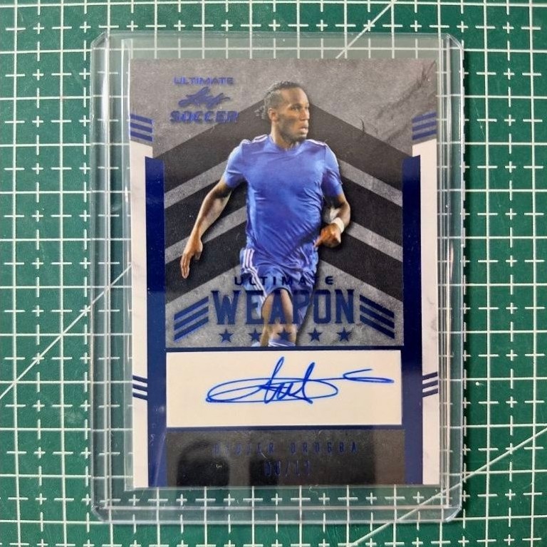 2022 Leaf Ultimate Soccer DIDIER DROGBA Ivory Coast World Cup Autograph Auto /12
