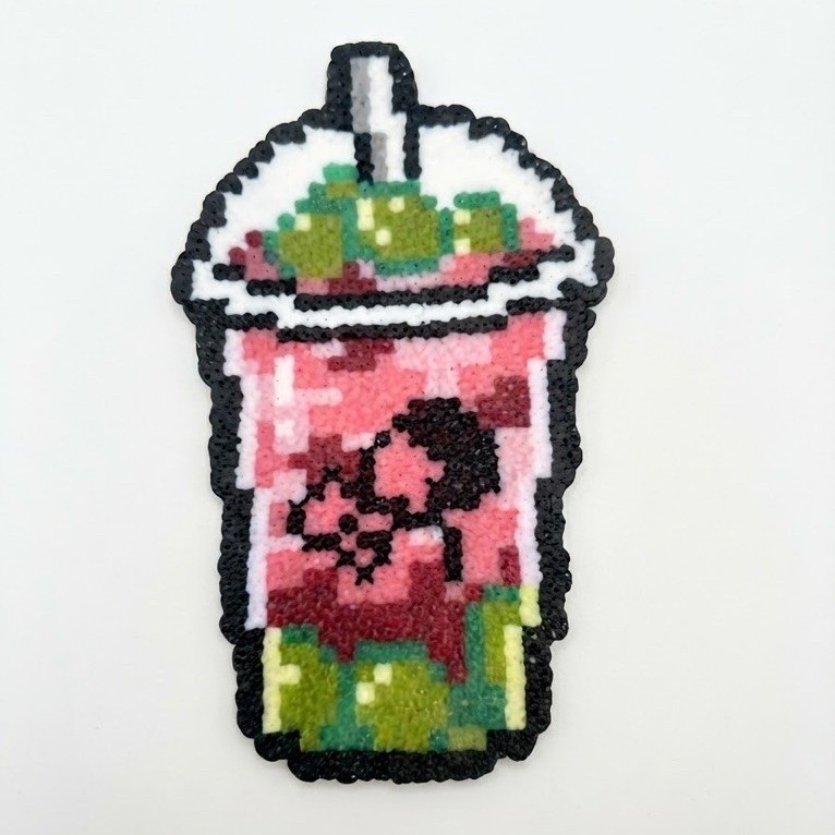 🎀 Perler Beads : Sweet Heytea Pixel Craft 🎀 (169)