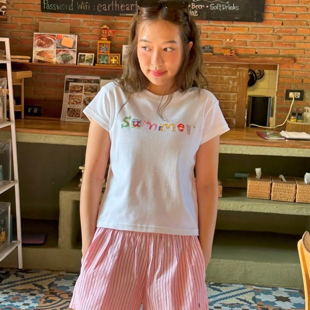 ส่งต่อ เสื้อจากร้าน Kudsun.official size : L (แค่ลองแล้วซัก)