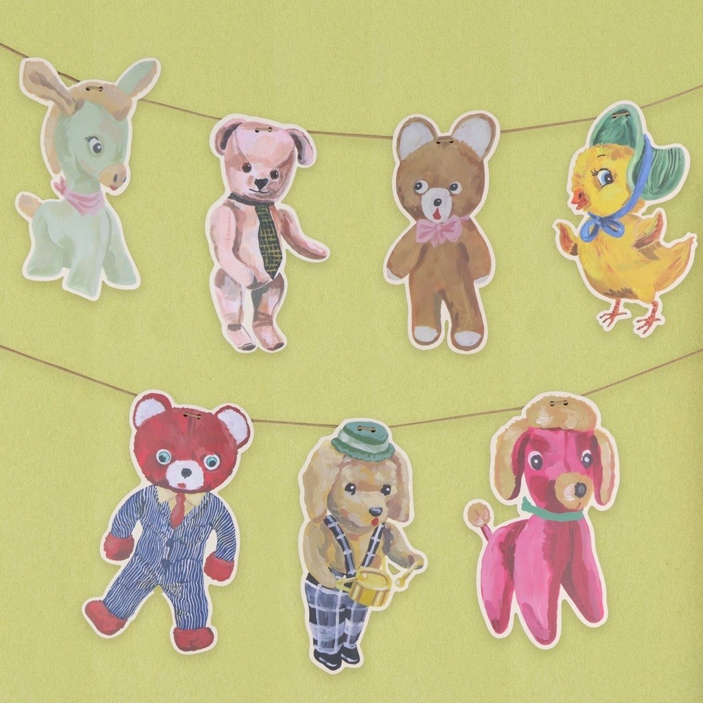 Plushies Garland by Nathalie Lété