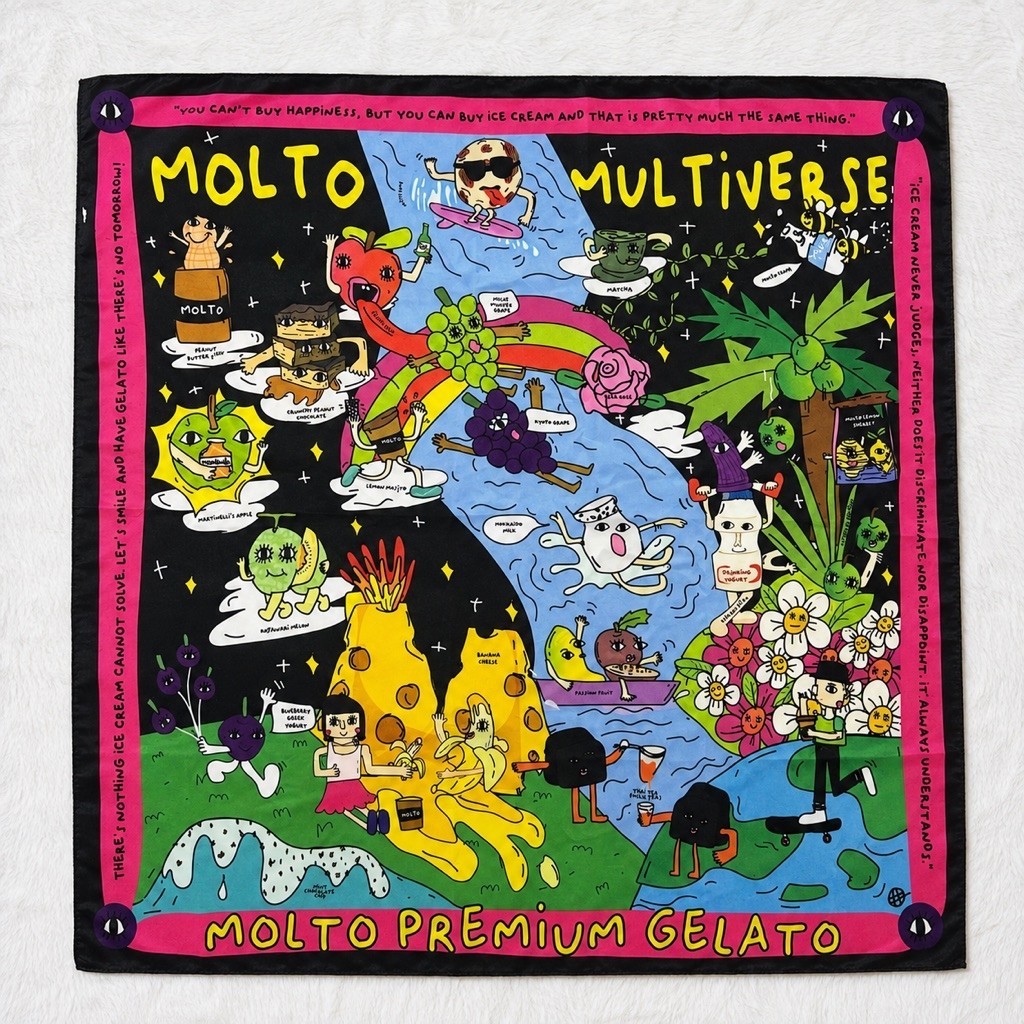ของพรีเมี่ยมจาก Molto ผ้าพันคอ ผ้าคลุมไหล่