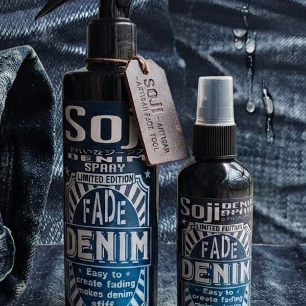 Soji fade denim spray ทางลัดสำหรับคนปั้นเฟด ปั้นเฟดได้เร็วขึ้น ต้อง Soji fade denim spray Xịt tạo hiệu ứng bạc màu Soji