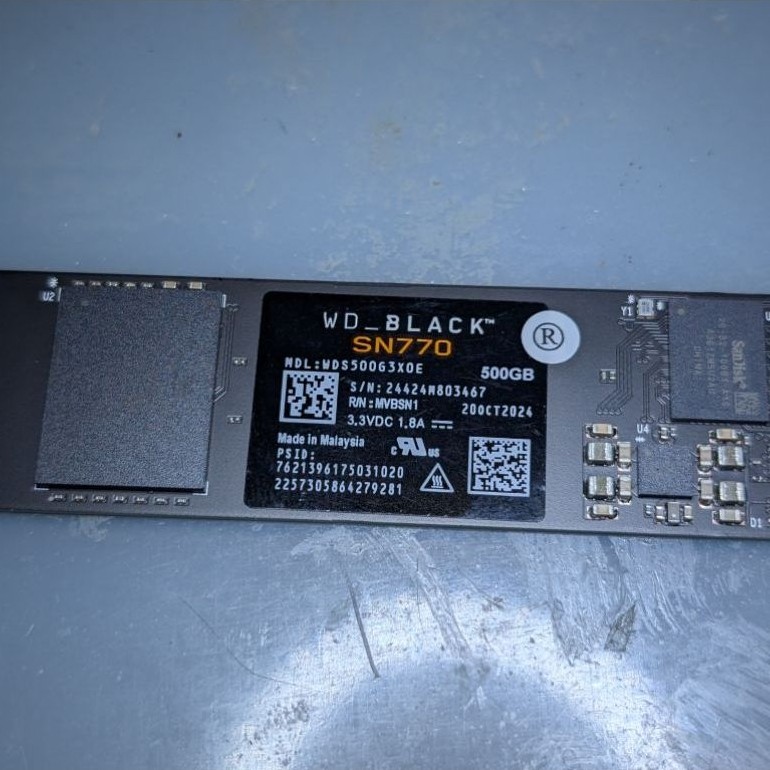 มือสอง SSD M.2 SN770 500GB