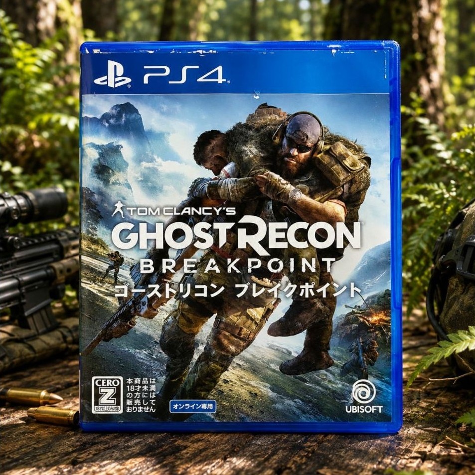 แผ่นเกม ps4 Tom Clancy’s Ghost Recon Breakpoint รองรับภาษาไทย เล่นปกติ ปกไม่สวย มือสอง