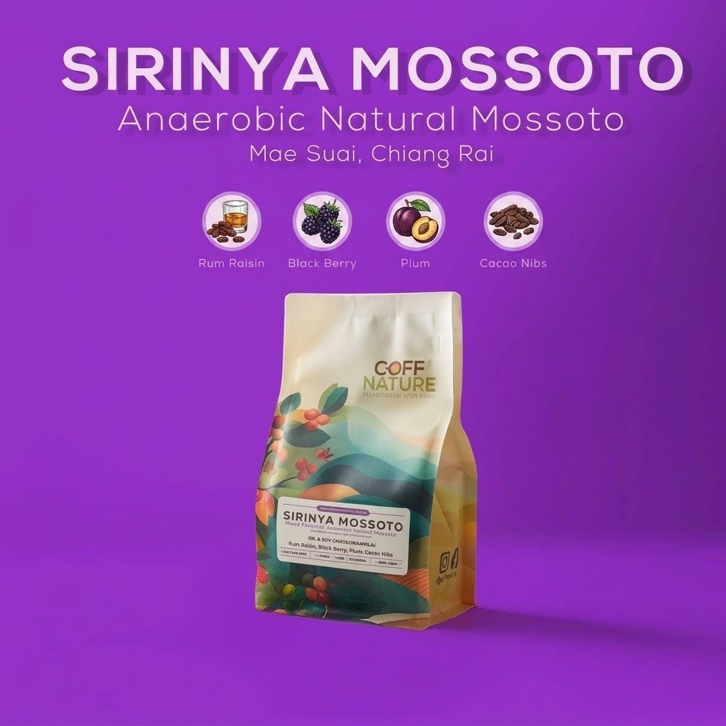 [ Rum Raisin ] กาแฟคั่วอ่อน ดอยช้าง | Sirinya Mossoto 2026 | Anaerobic Natural | Omni Roast