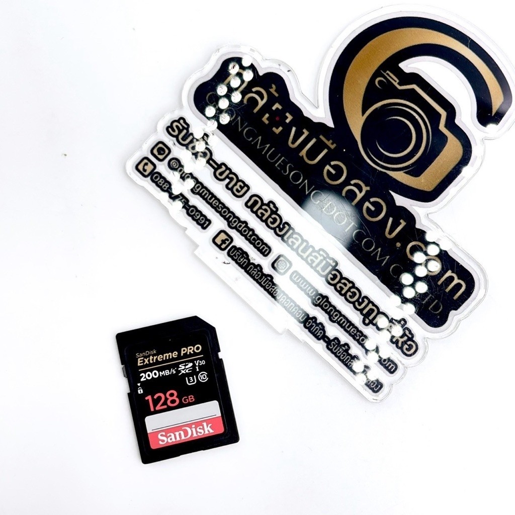 [มือสอง] SanDisk Extreme PRO 128GB SDXC UHS-I V30 U3