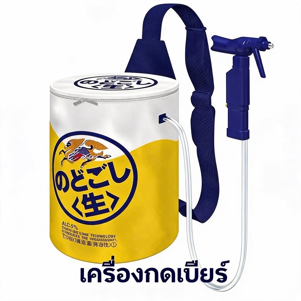 ชุดเป้กดเบียร์ Kirin Nodogoshi (Beer Server Backpack)