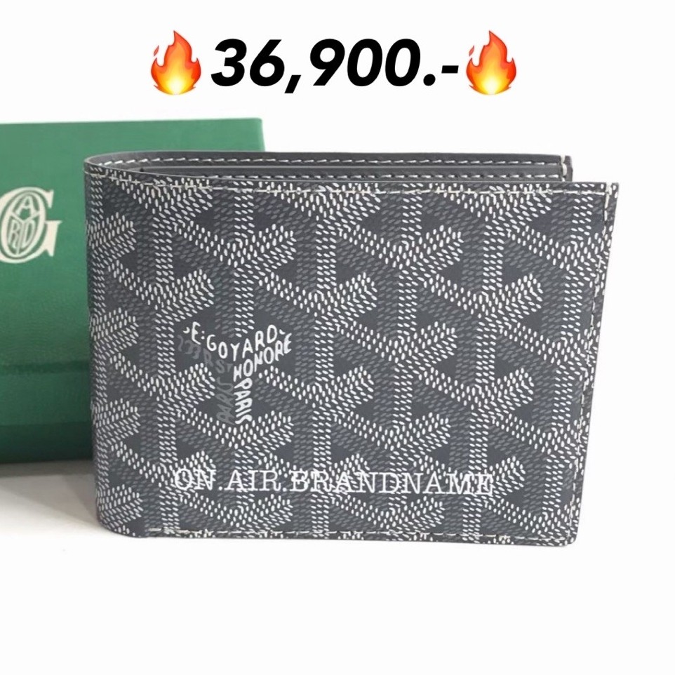 New goyard victoire wallet กระเป๋าสตางค์ สีเทา สวยฮิต ขายดี