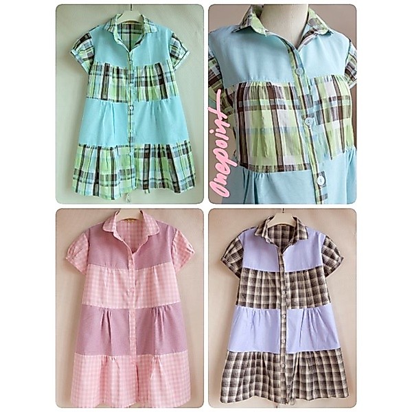 เสื้อคลุมท้อง ผ้าสก้อตแต่งสีพื้น รอบ อกไม่เกิน 42 นิ้ว