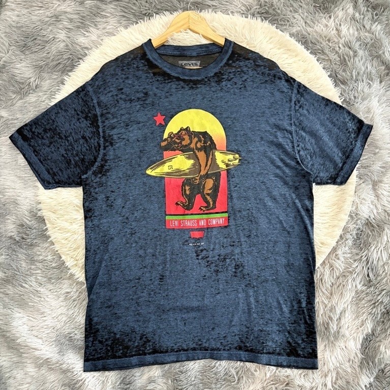 เสื้อยืดสีกรม แบรนด์ Levi’s แท้มือ2💙✨สวยสภาพดี✨