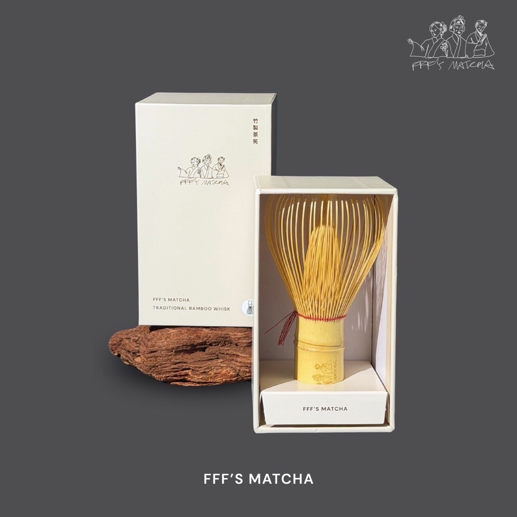 FFF's Matcha | แปรงตีมัทฉะไม้ไผ่ (Chasen - 100% handcrafted) Traditional Bamboo Whisk