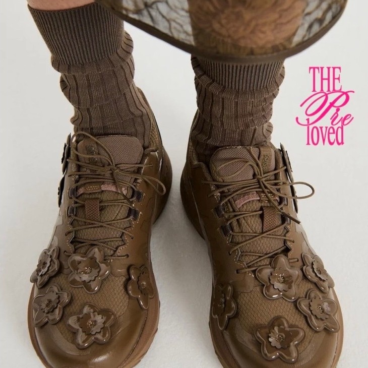 ♻️ รองเท้า Asics Gel-Terrain x Cecilie Bahnsen ในสี Sepia Size EU37