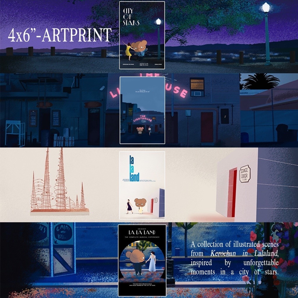 Kerochan in LA LA LAND Artprint