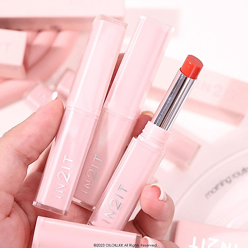 IN2IT Moisture Bomb Lipstick MBL ลิปปากฉ่ำ พร้อมส่ง 5 เฉดสีขายดี