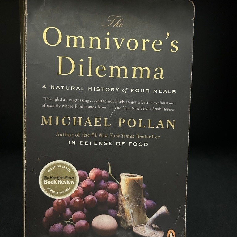 หนังสือมือสอง Used : English | The Omnivore's Dilemma : A Natural History of Four Meals (ปกไม่สวยดิน