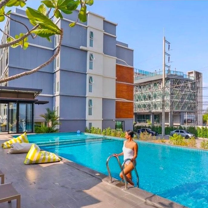ขายด่วน💯นัดBTS คูปองที่พัก✅️Fourium Pattaya Hotel& ServicedResidenceพักสบายใกล้หาดSuperiorStudioRoom