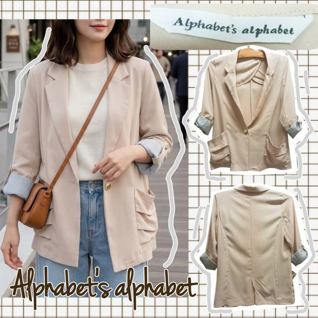 🍰"Alphabet 's alphabet"=เสื้อเบลเซอร์