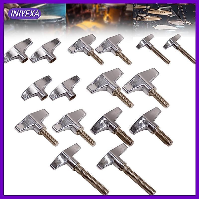 [Iniyexa] กุญแจเพอร์คัชชัน Metal Drum Tuner ประแจอุปกรณ์เสริมสําหรับชิ้นส่วนสําหรับกลองและ Electroni