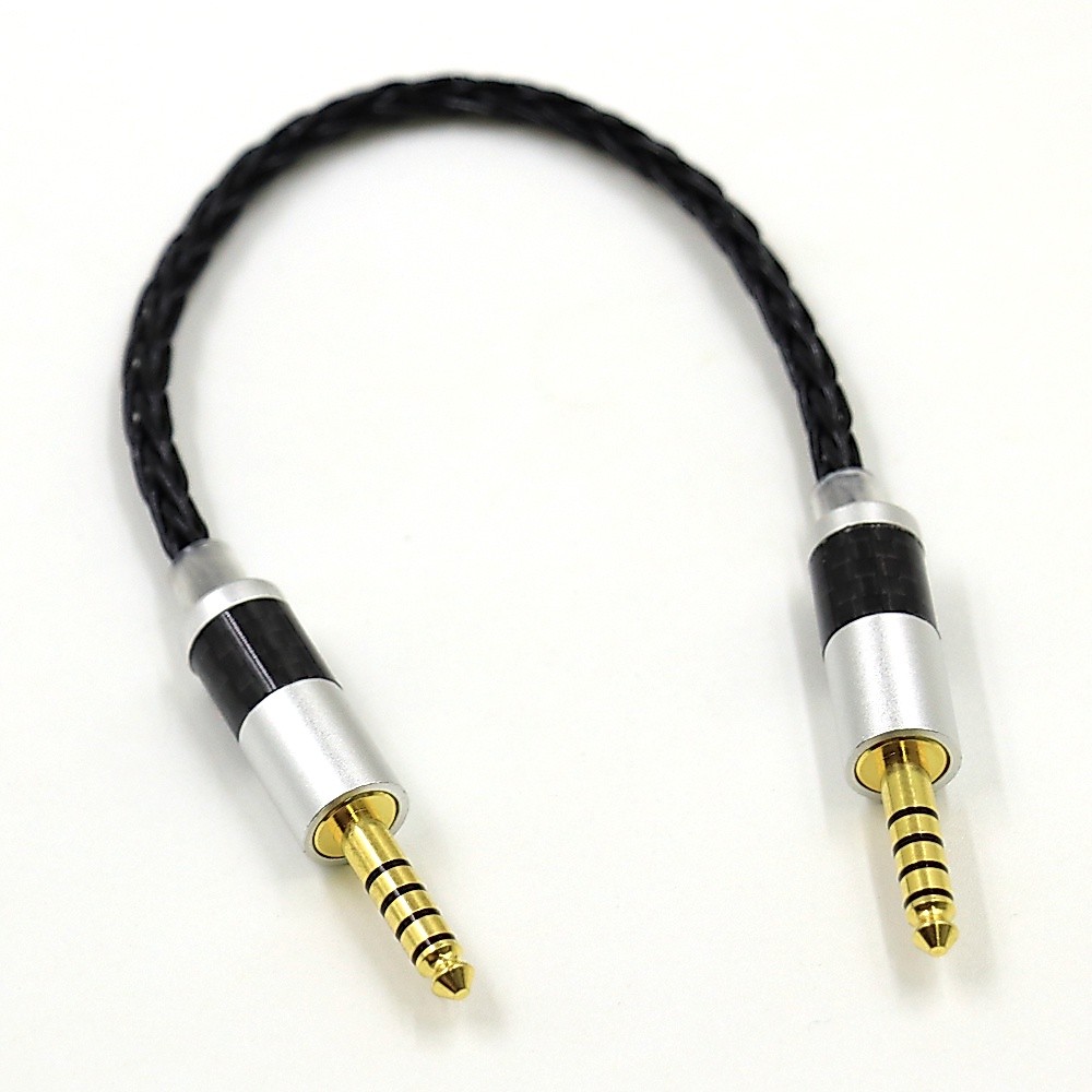 HIFI 7N Silver Plated 4.4 มม.Balance Male to Male Audio Adapter Cable 4.4 Balance Connector Cable DI