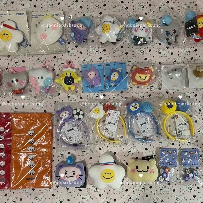 1 ของใหม่ พร้อมส่ง Truz keyring hair pony message กาชาปอง treasure love hockey pouch coin case badge ที่คาดผม