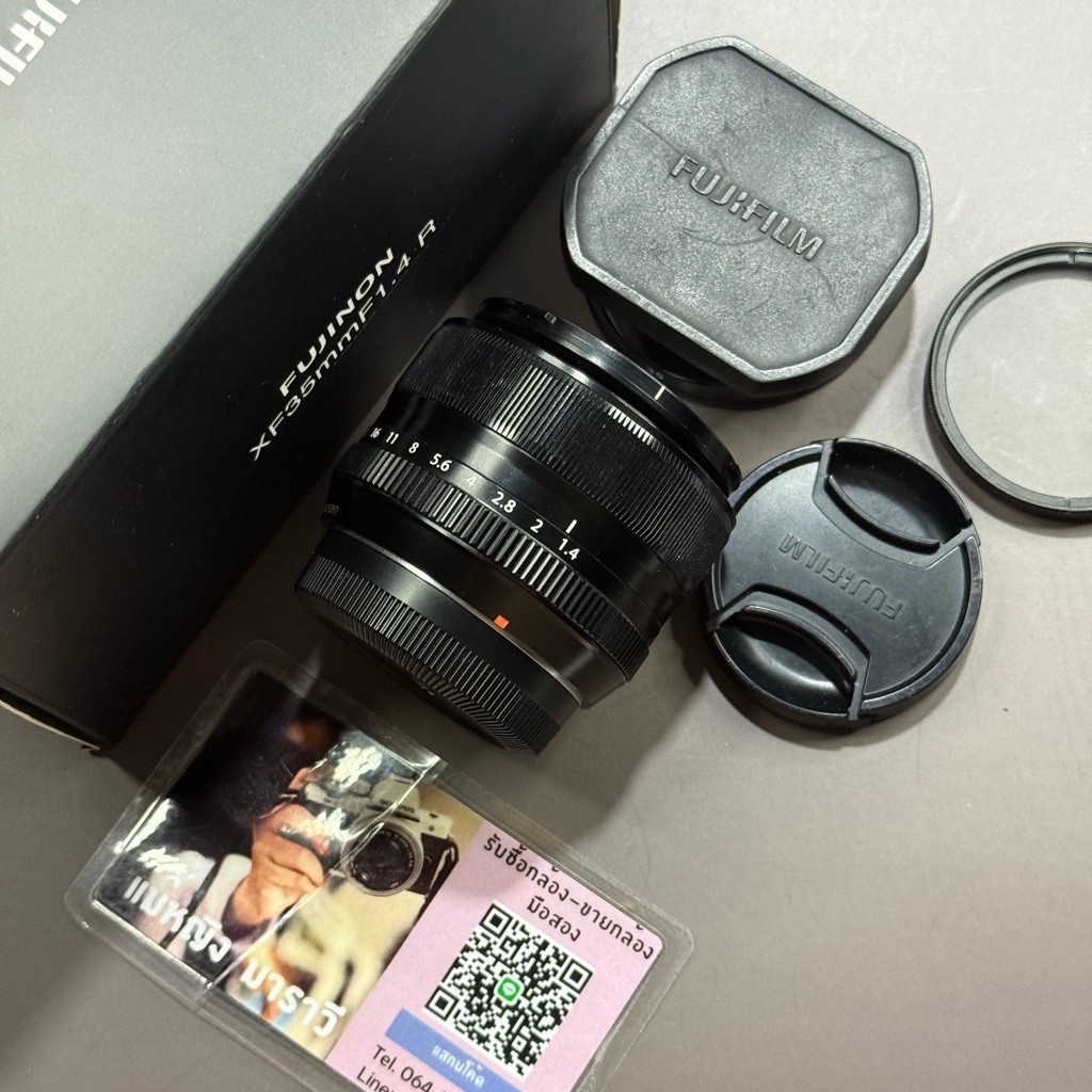 เลนส์ fuji35 f1.4 ครบกล่อง