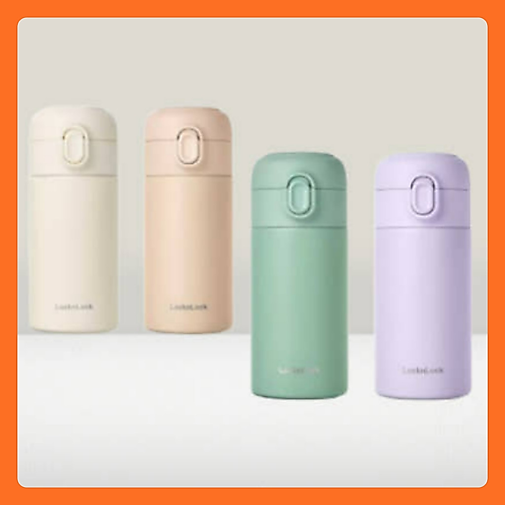 [LocknLock] One-Touch Mini Tumbler 200ml / ม่วง เขียว งาช้าง สีเบจ (ไม่มีกล่อง)