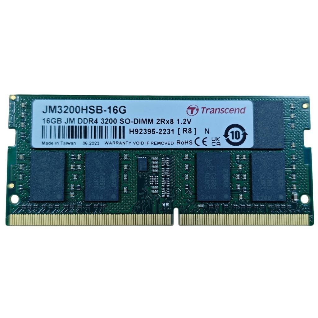 RAM Notebook DDR4-3200 16GB Transcend 16GB BUS3200 (JM3200HSB-16GB)
