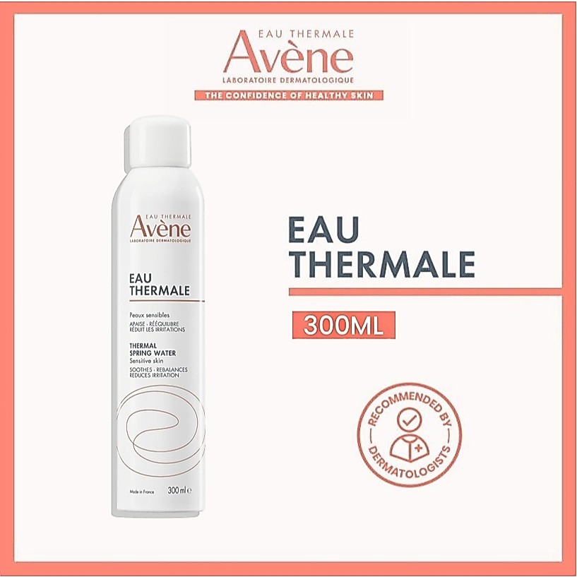 Avene Thermal Spring Water 300ml สเปรย์น้ำแร่ธรรมชาติ ปลอบประโลมผิวบอบบาง เติมความชุ่มชื้น ใช้ได้ทุก