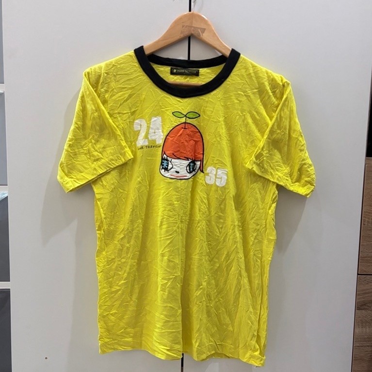 เสื้อยืดมือสอง Yoshimoto Nara x 24 Hours Television 📺 SIZE19.5/27