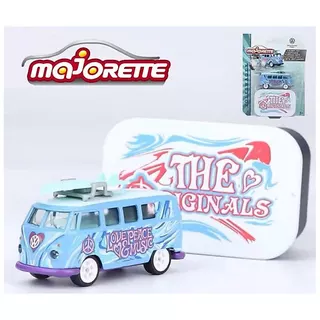 โมเดลรถเหล็ก majorette ชุด VOLKSWAGEN (รถ+กล่องเหล็ก) ลิขสิทธิ์แท้ เปิด-ปิดประตูได้ สเกล1/64 รถของเล่น ของสะสม MJ55005