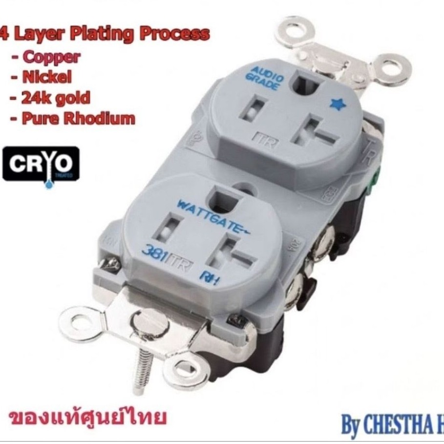 Wattgate 381 TR Rhodium ประกันศูนย์ KWB (ไม่รวมฝาครอบ)