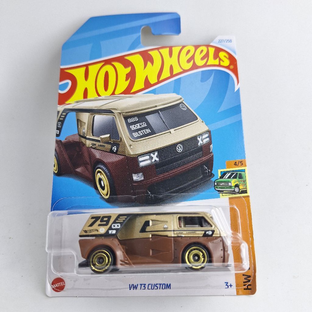 รถเหล็ก Hotwheels VW T3 CUSTOM (ib24)