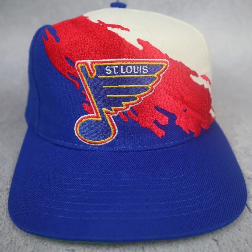 หมวกวินเทจทีม St. Louis Blues(NHL) 90's Tag Logo Athletic (MADE IN TAIWAN)