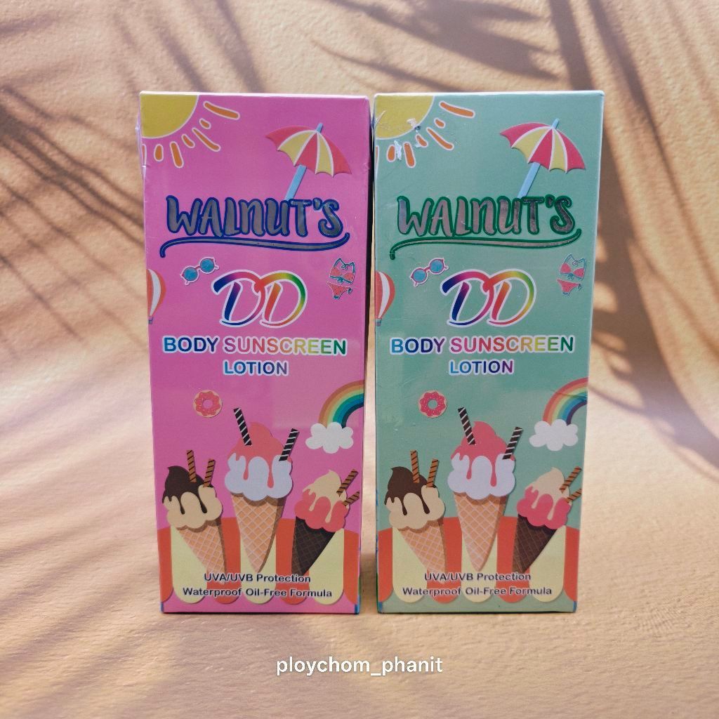 Walnut’s DD Body Sunscreen Lotion SPF50 PA+++ 135g – Waterproof Brightening Tone-Up Body Sun Protect