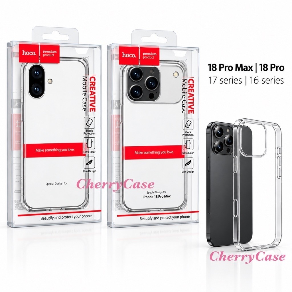 (ส่งจากไทย) เคสใส สำหรับ iPhone 118 pro max 18 pro 7e 17 pro max /pro air 17 16 pro max pro plus 16e
