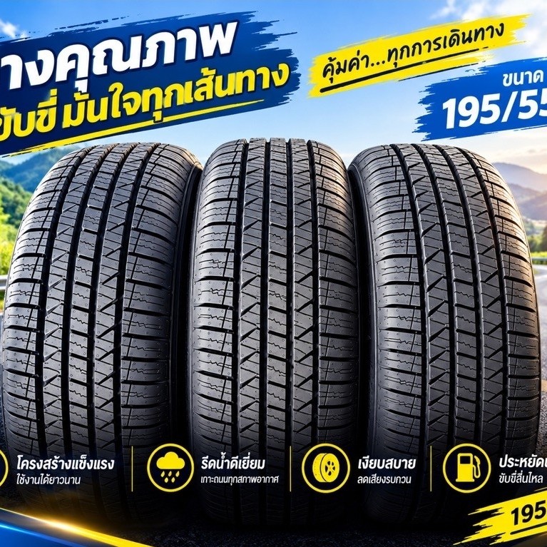 ยางรถยนต์ LEAO 195/55 R15