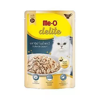 [ยกโหล 12 ซอง] Me-O Delite อาหารแมวเปียก มีโอ ดีไลท์ ขนาด 70 กรัม(g)