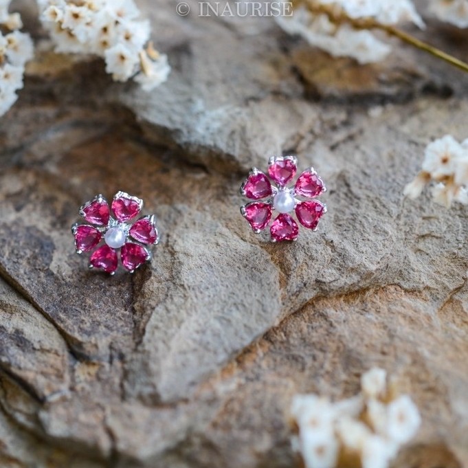 Red Bouquet Earrings