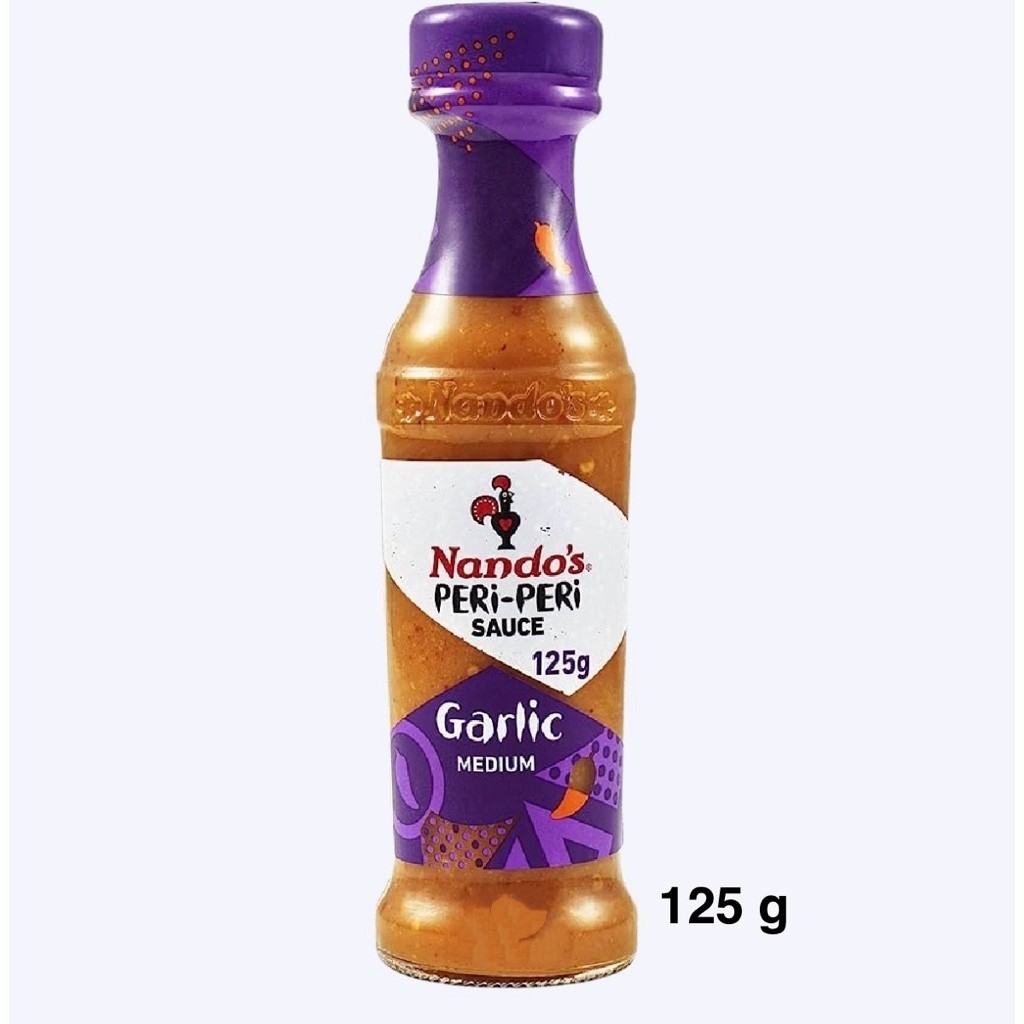 [ส่งด่วน] Nando’s Peri Peri Garlic Medium/Hot Sauce/Medium Sauce/Peri Peri XX Hot Sauce 125-250g