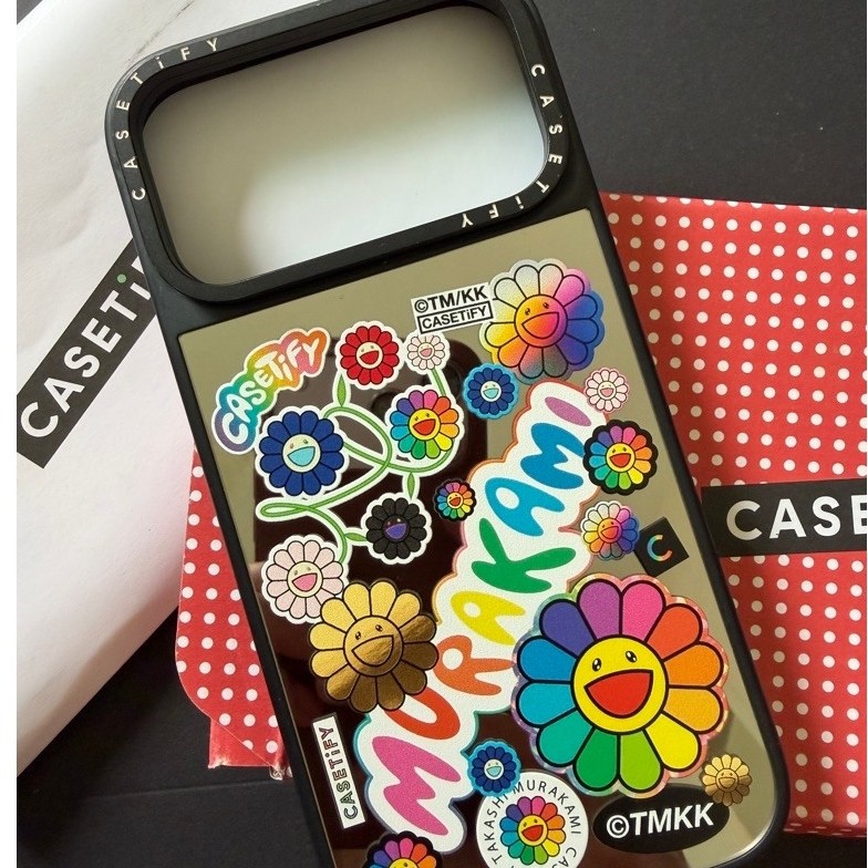 Used Once •• CASETiFY FLOWERS STICKER MANIA PHONE CASE