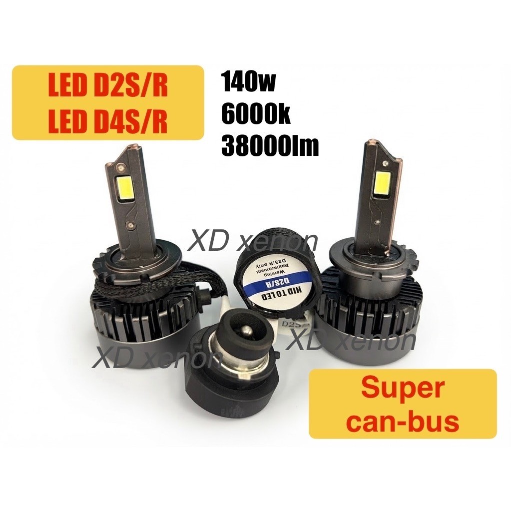 LED D2S/R D4S/R super can-bus 140w 38000lm 6000k