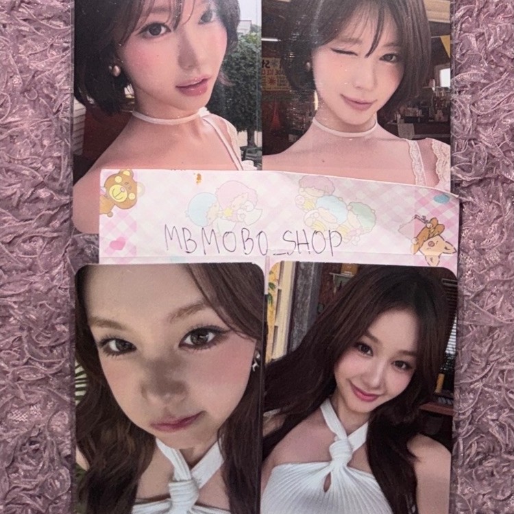 ☁️ พร้อมส่ง ☁️การ์ด Pharita  babymonster i like it set 2pc luckydraw Music Korea