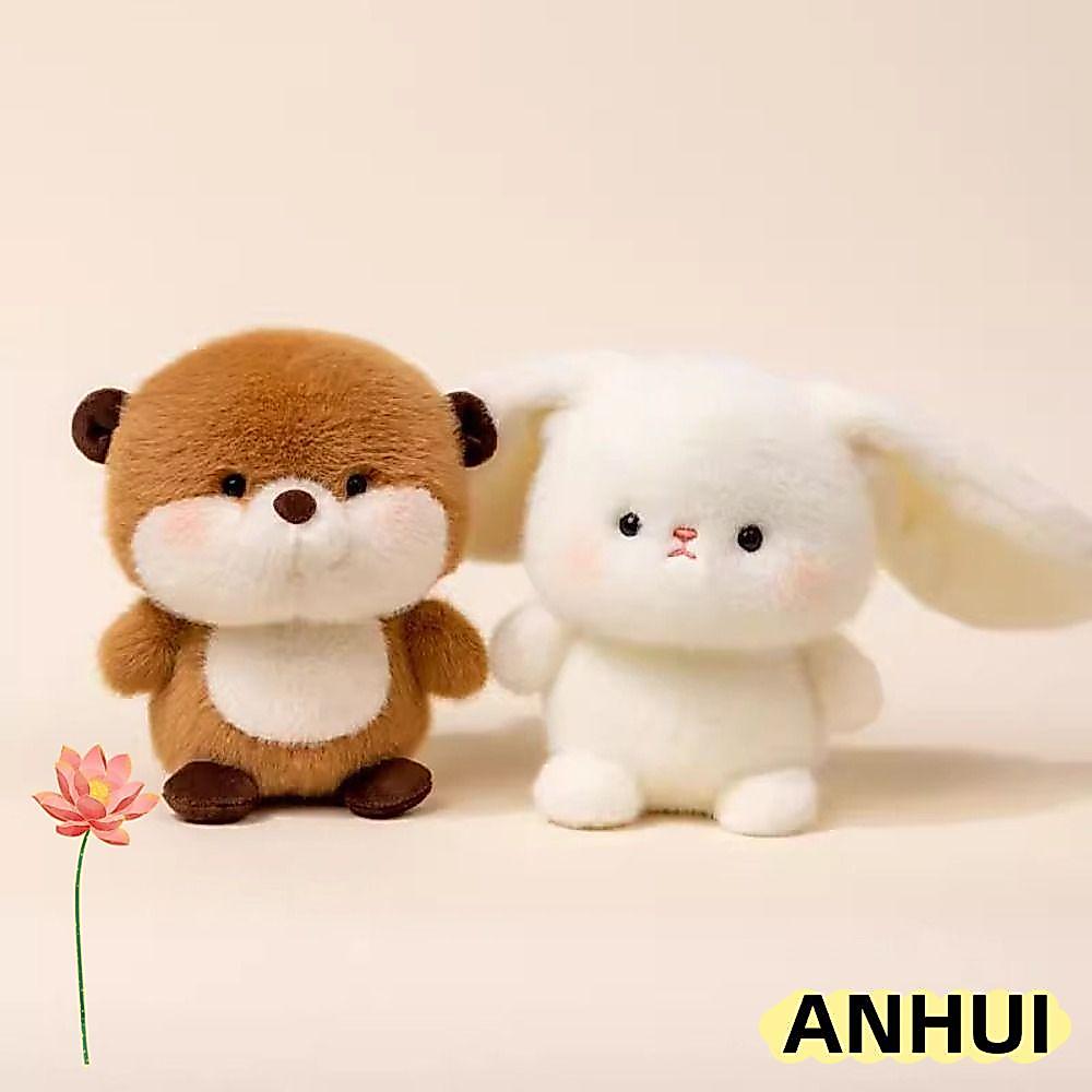 ANHUI ตุ๊กตา Companion ตุ๊กตา, หมีช้างตุ๊กตาสัตว์หมอน, น่ารัก Super Soft Plush 16 ซม.สัตว์ตุ๊กตาของเล่นโต๊ะ